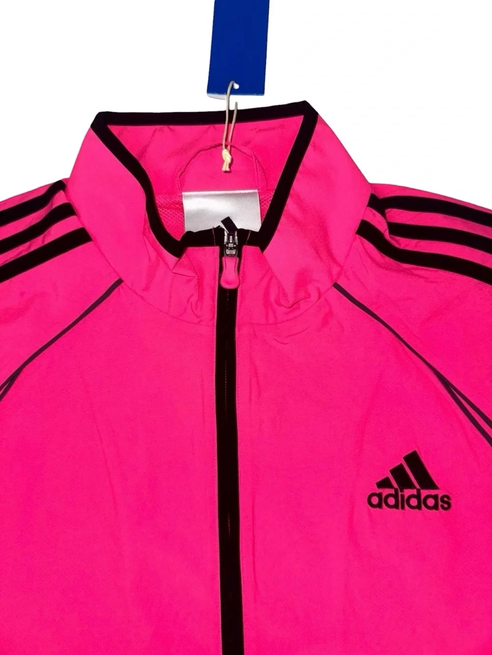 Adidas Teamgeist Adicolor Woven Track Top Unisex M Lucid Pink Black JX6598
